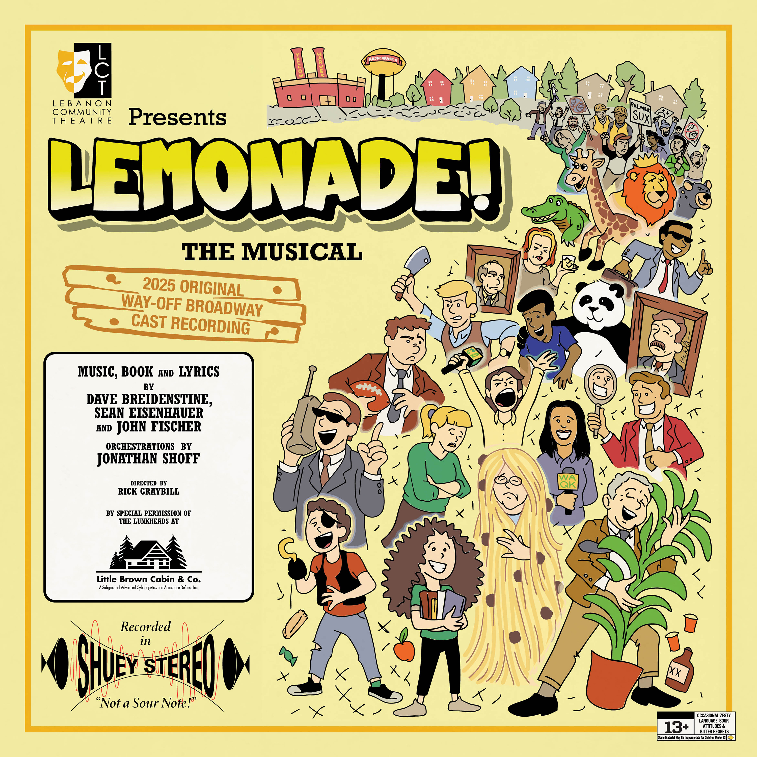 Lemonade! The Musical — 2025 Cast Recording (Front Cover)